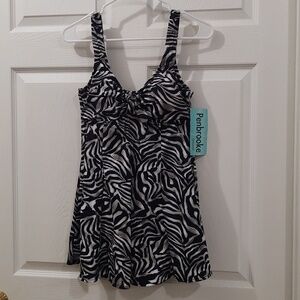 Penbrooke Navy Blue One-piece Swimsuit | Sz 12